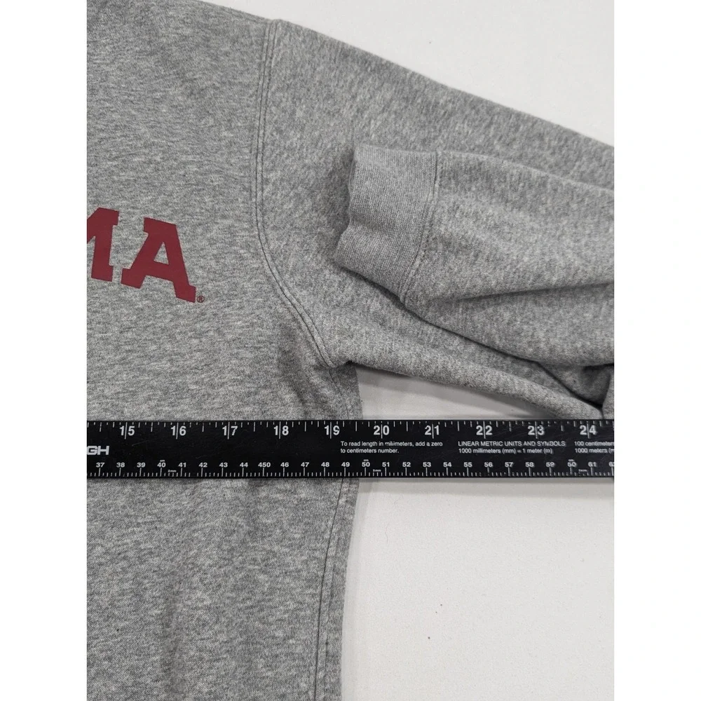 Oklahoma Sooners Sweatshirt Mens Small Gray Logo Pullover Spell Out Fleece Nike‎